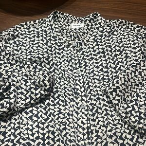 DKNY Geometric Long Sleeve Shirt